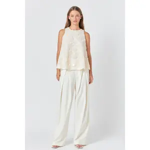 Scallop Sequin Top