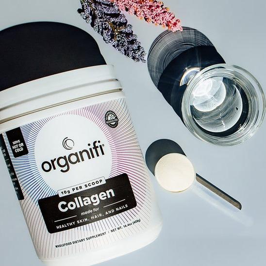 Organifi Collagen - Strong Skin, Nails, and Hair Health - Natural Dietary Edible Fitness Supplement