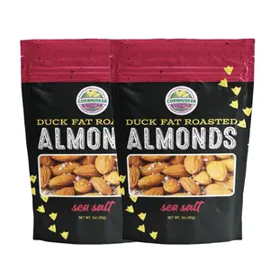 Duck Fat & Sea Salt Roasted Almonds | Pack of 2 | 3 oz | Cornhusker Kitchen