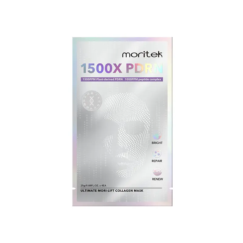 MORITEK Ultimate Mori-Lift Brightening PDRN Sheet Treatment Beauty Face Mask (1 Piece) - Collagen, Rejuvenating Facial Mask, Skin Repair, Anti-Ageing, NMN Face Care Products for All Skin Types