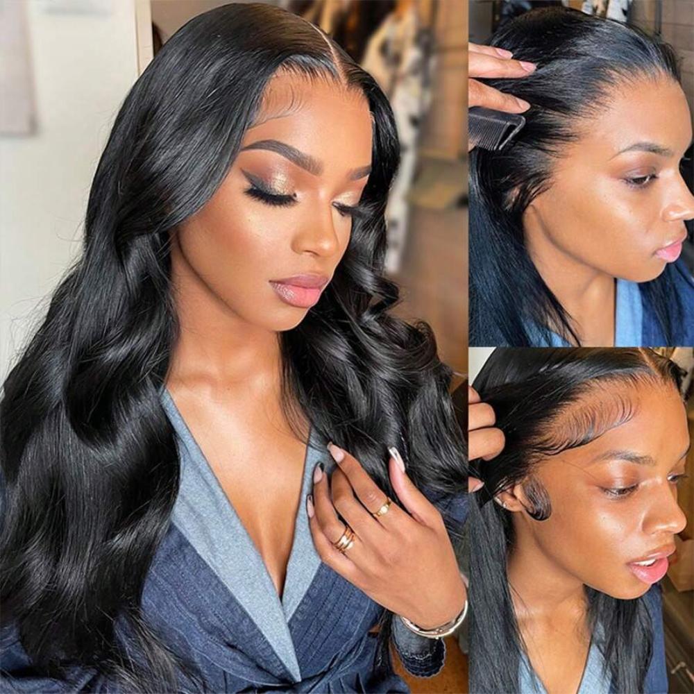 Body Wave 13X4 Drawstring Glueless Wig   Pre Cut Pre Plucked Brazilian Human Hair  7X5 Hd Transparent  Lace Closure Wig 6X4 Glueless Wigs For Black Women 180% Density Tiktokshopblackfrida