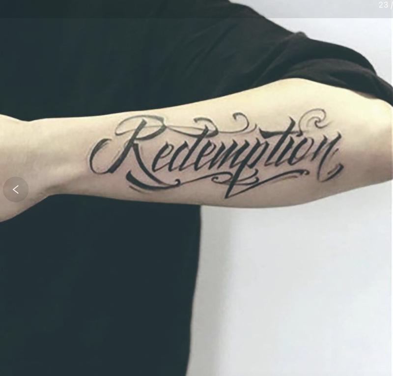 ThaiGoth SummerVibe Arm Tattoos - Waterproof Thai Herbal Ink, 26 Mini Gothic Letters, Viral 2025 Festival Glow