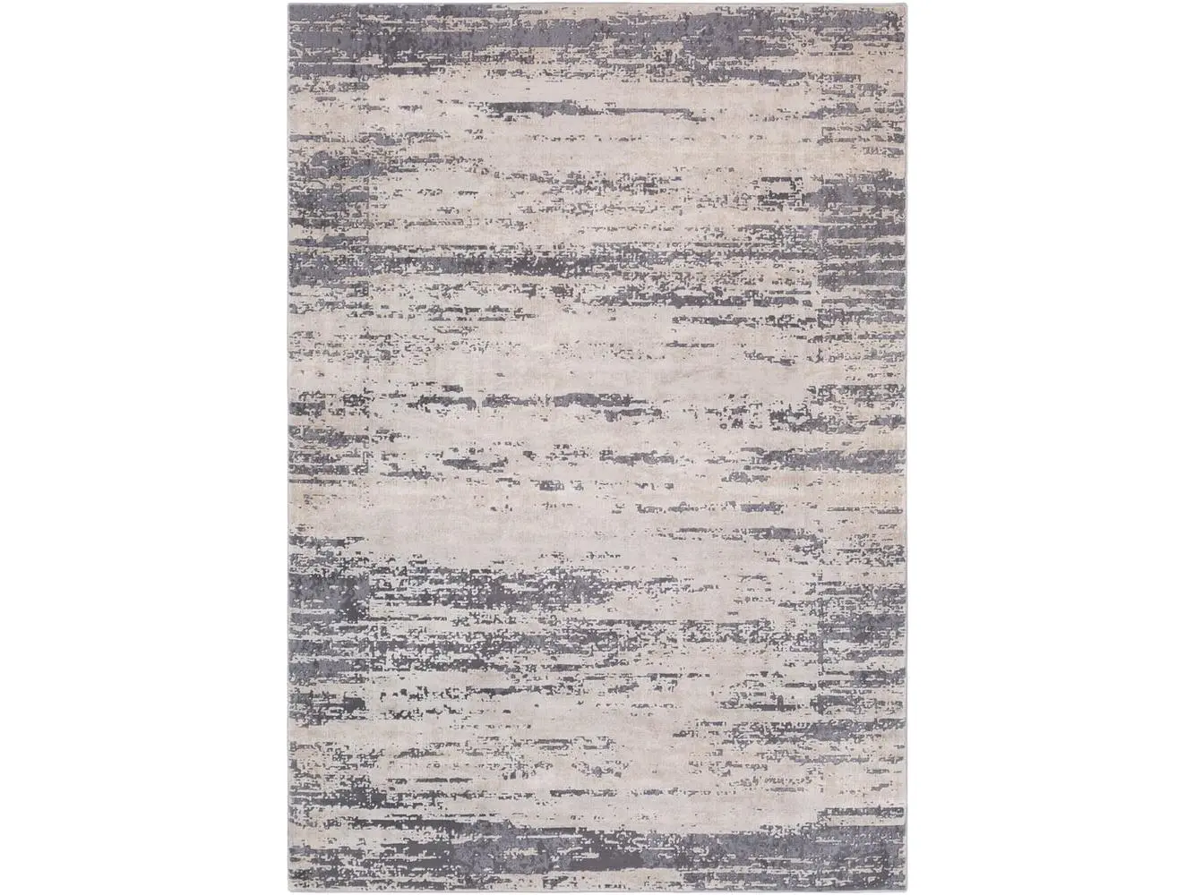 Livabliss TBT2304-31157 Soft Machine-Woven High-Pile Sheen Tibetan Rug, 3ft11in x 5ft7in, 45% Polypropylene-55% Polyester Blend, Multi-Color with Charcoal Accents, Indoor-Use Carpet