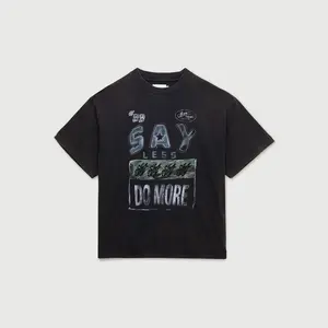 Honor The Gift Say Less Do More Tee - 'Black'