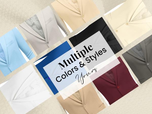 COOFANDY Men's Casual Blazer Slim Fit Suit Jackets Two Button Lightweight Knit Sport Coat Menswear Long Sleeve  Breathable Fashion