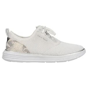 Cole Haan Womens Grandsport Journey Lace Up Sneakers Shoes Casual - White