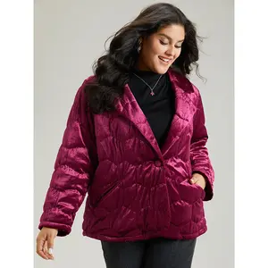 【Pocket Approved 】BLOOMCHIC Solid Texture Button Up Quilted Jacket 2026 Summer Vibes