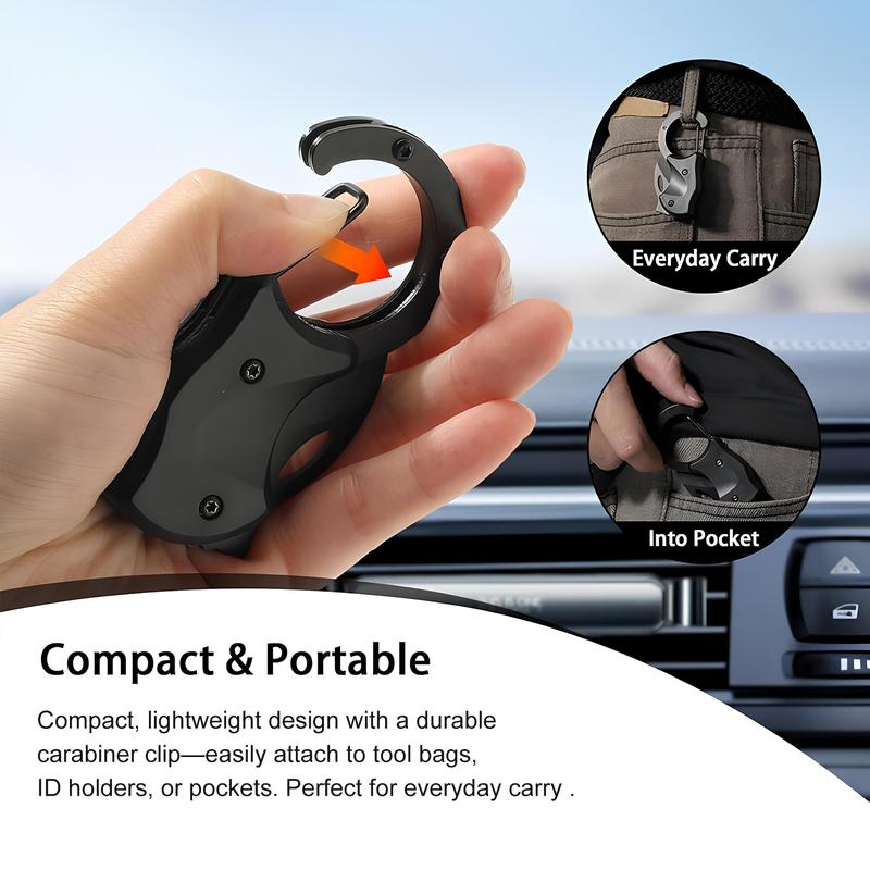 VAYWET Pocket Small Knife For Men Women Cool Folding Knife Box Cutter, EDC Toy Knives for Everyday Carry, Carabiner Mini Keychain Utility Knife Ideal Anniversary Birthday Christmas Gifts Gadgets Stocking Stuffers Box Cutter Outdoor Camping Fishing Hiking