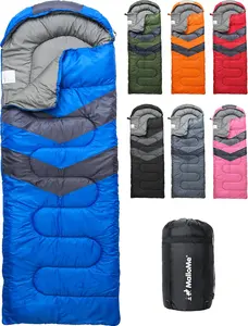 MalloMe Lightweight Sleeping Bag for Adults & Kids – Cold Weather Camping