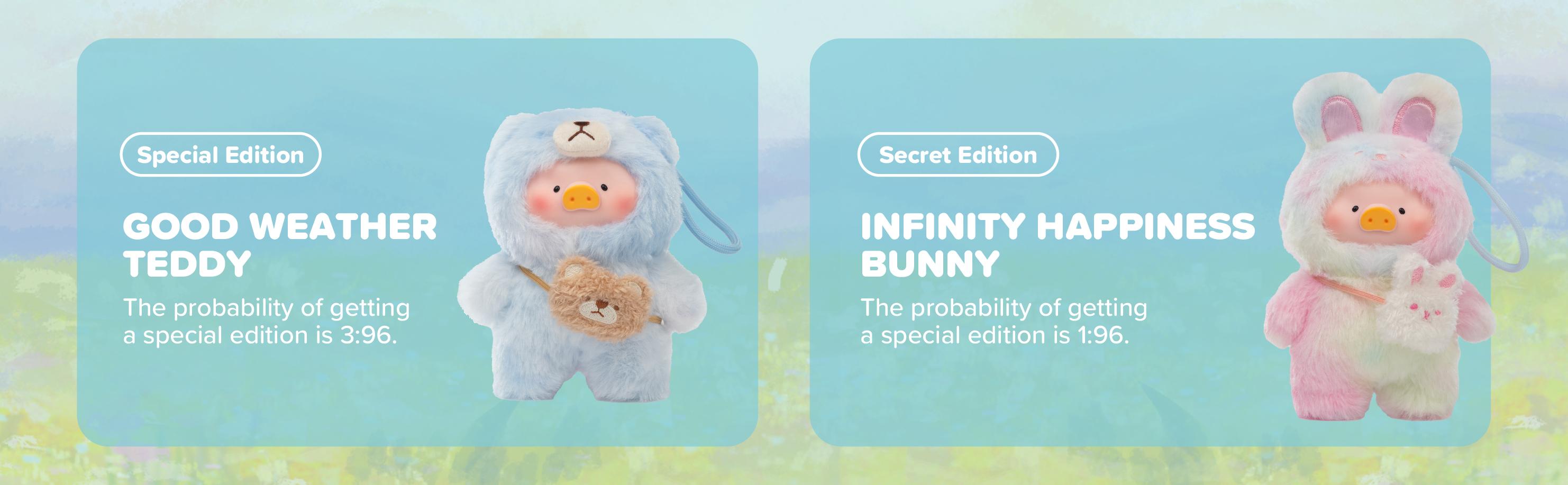 LuLu the Piggy Joyful Time Series - Vinyl Face Plush Pendant Blind Box, Random Surprise Set