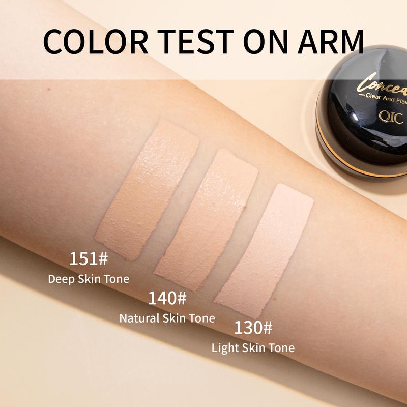 Full Coverage Concealer Balm, Lightweight Matte Finish Cream for Face & Eyes, Covers Tattoos, Scars & Spots, Waterproof Moisturizing Makeup for All Skin Types.Halloween, Christmas gifts