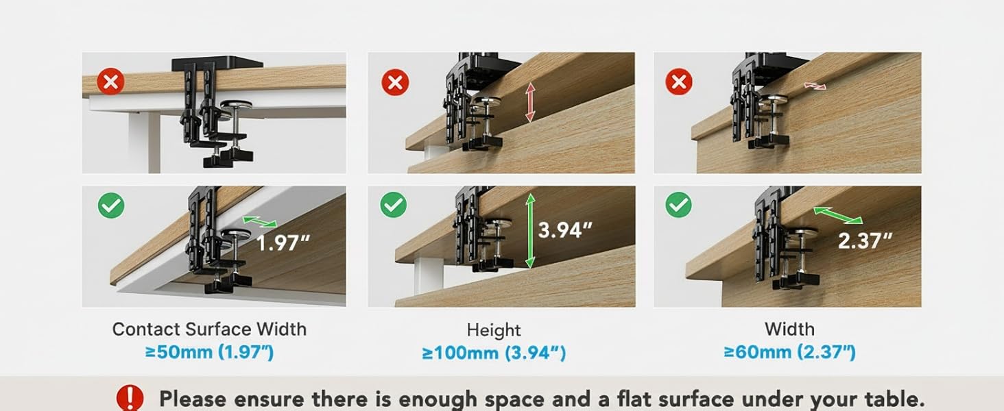 HUANUO Dual Monitor Arm Adjustable Gas Spring Monitor mount for Gaming and Home Office Setups, Monitor Arm hold up to 30" with 19.8 lbs Max Weight and C-Clamp or Grommet Hole Mounting