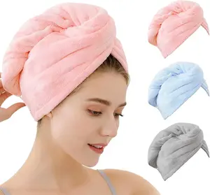 Microfiber Hair Towel for Women: Valentines Day Gifts for Her Girlfriends Wife Stocking Stuffers for Women Drying Wrap Towels for Curly Hair Head Accessories 3 Pacs Anti Frizz