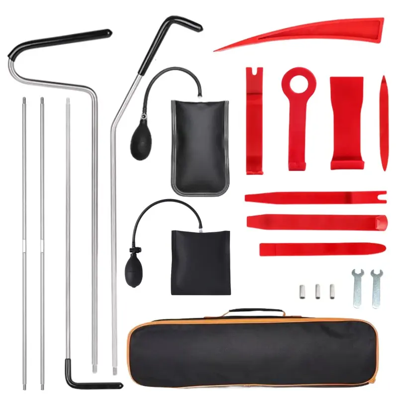 Portable Stainless Steel Car Repair Tool Kit, Extendable Long Reach Set, Essential Auto Maintenance Tools for Daily Vehicle Care
