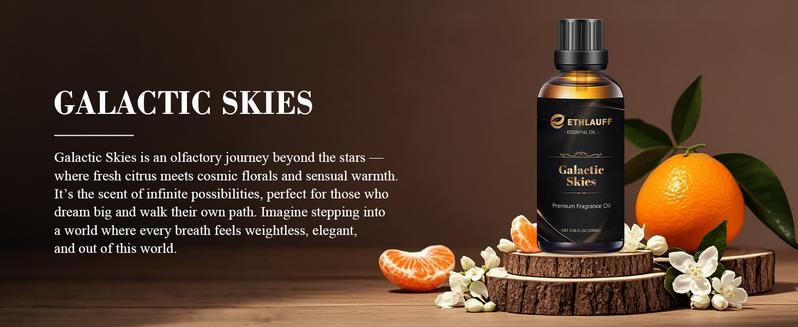 Ethlauff Remote Control Waterless Diffuser A10 with 3.38 Fl oz Essential Oil, Covers 1500 Sqft, for Aromatic Home Hotel Fragrance Premium Quality