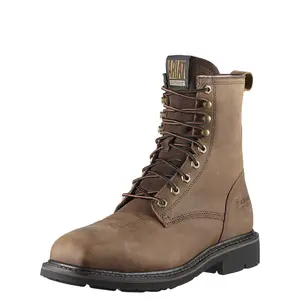 Men's Cascade 8" Wide Square Toe Steel Work Boots