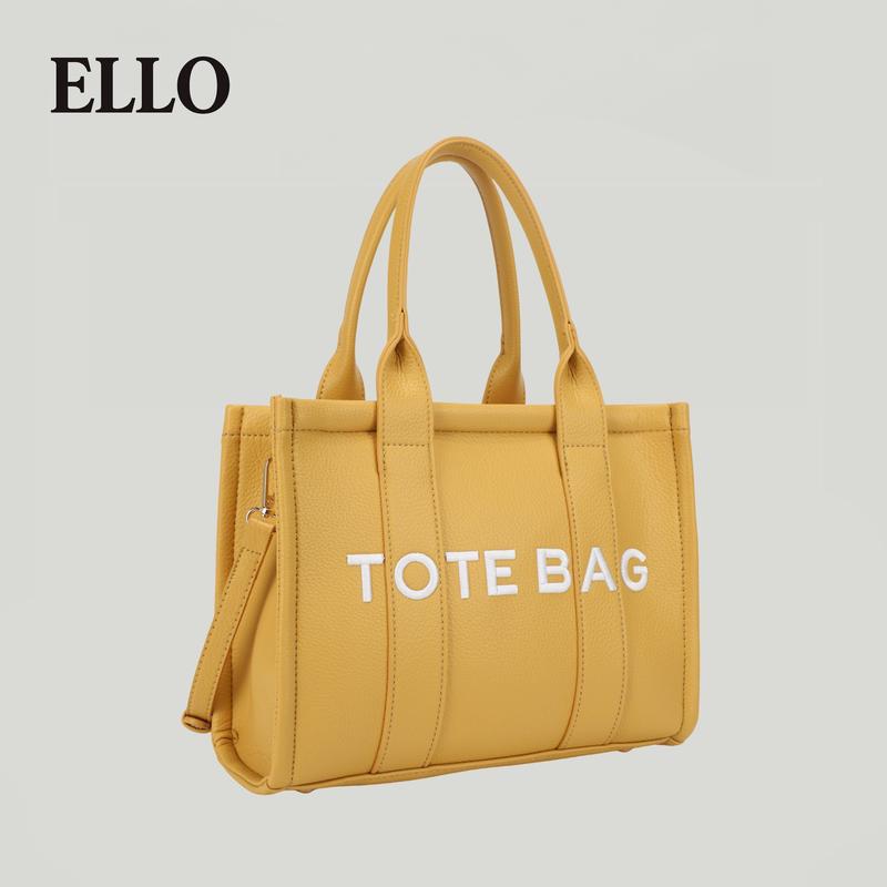 Embroidered letters Women's Stylish Letter Tote Bag New 2026 Design Versatile Handbag Available in Multiple Colors Suitable for Everyday Use