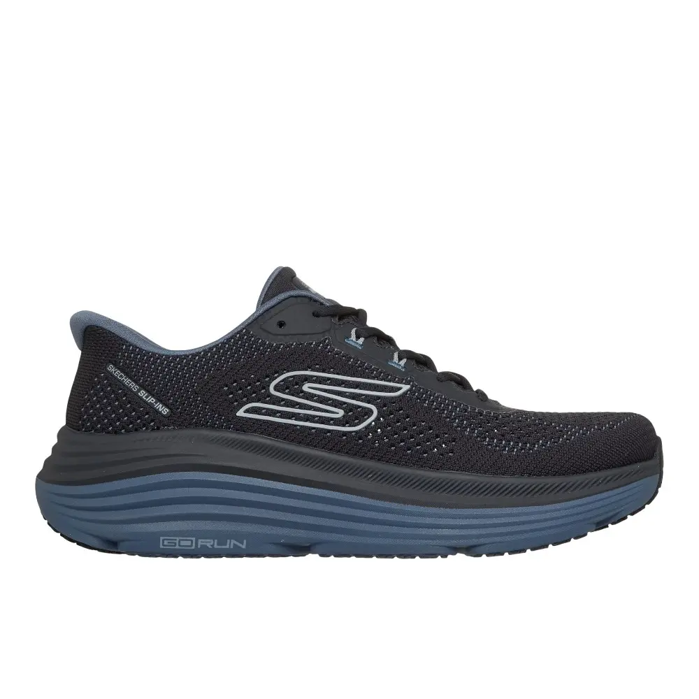 Skechers Mens Max Cushioning Endeavour Slip-Ins Mandalay Running Sneakers Shoes - Black