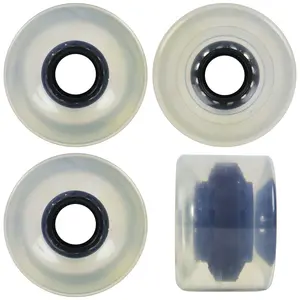 Longboard Wheels 65mm x 46mm 83A All Clear 4-Pack