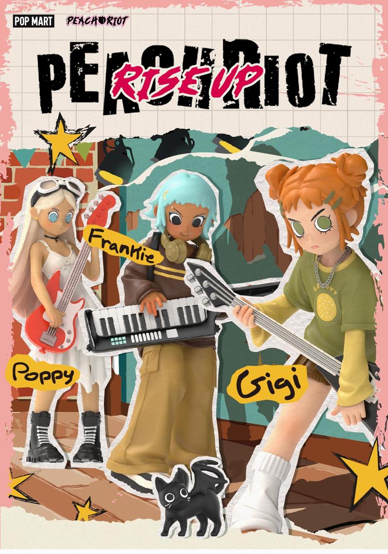 POP MART Peach Riot Rise Up Series Figures, Blind Box
