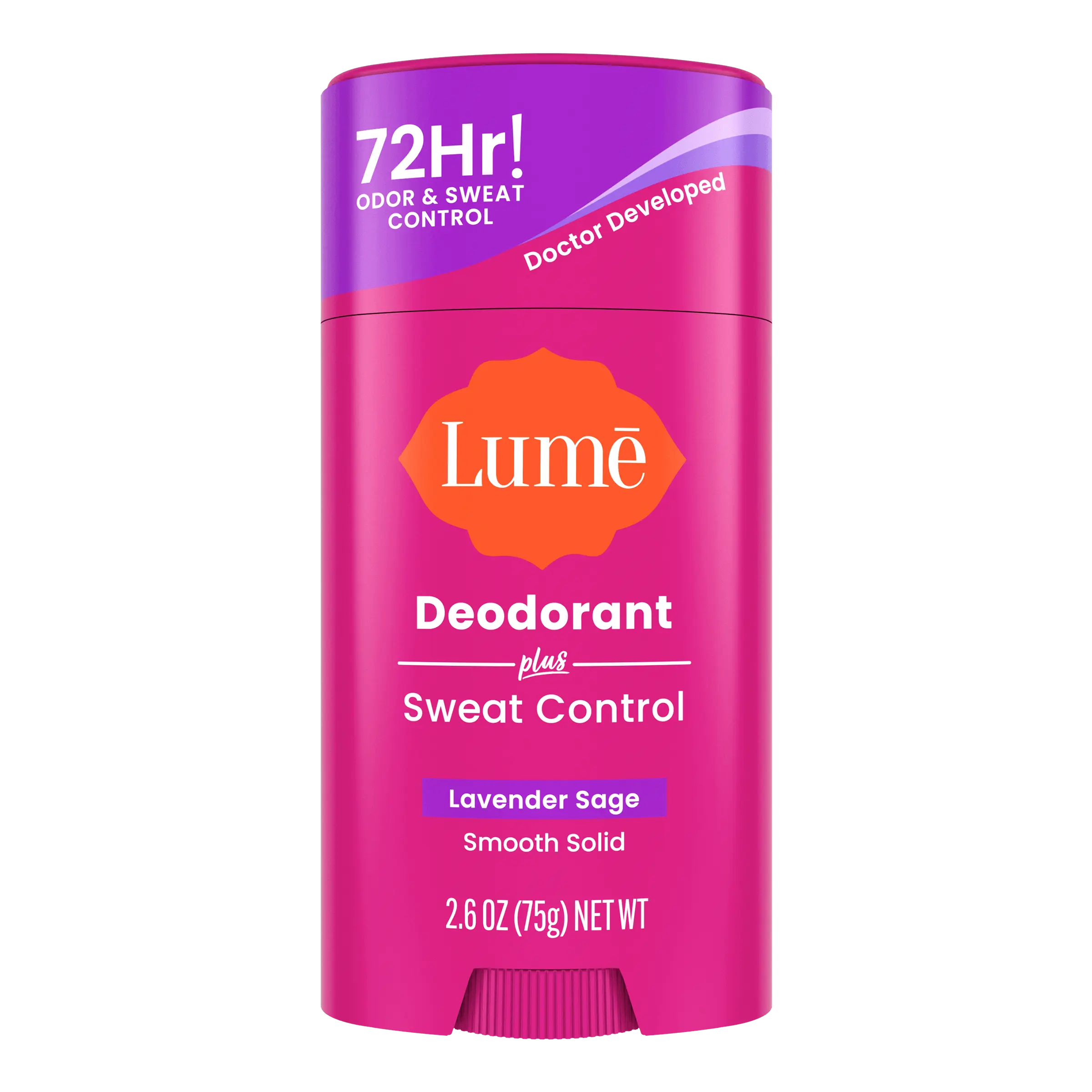 Lume Solid Stick Deodorant PLUS Sweat Control Antiperspirant