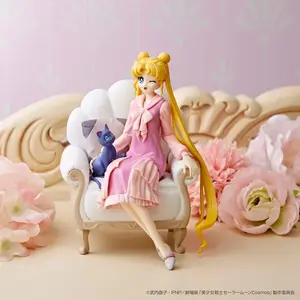 Anime Figurines Statues Usagi & Luna Sailor Moon