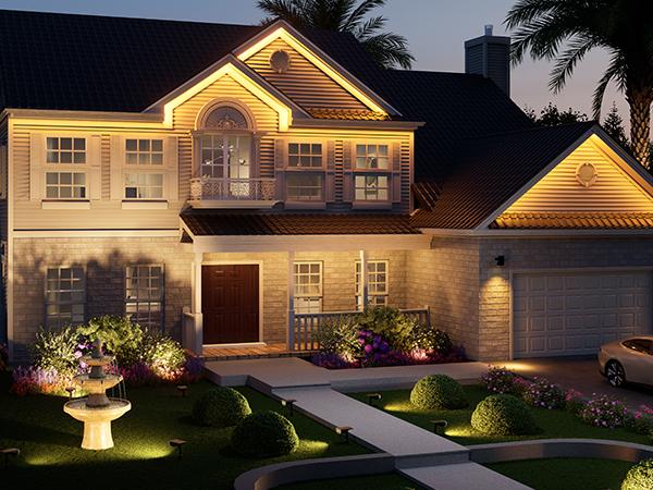 Linkind Smart Solar Spotlight SL5C Color Changing Cool Warm White Landscape Lighting APP Control Solar Lights Outdoor IP67 Waterproof for Yard Garden Pathway 2 Pack