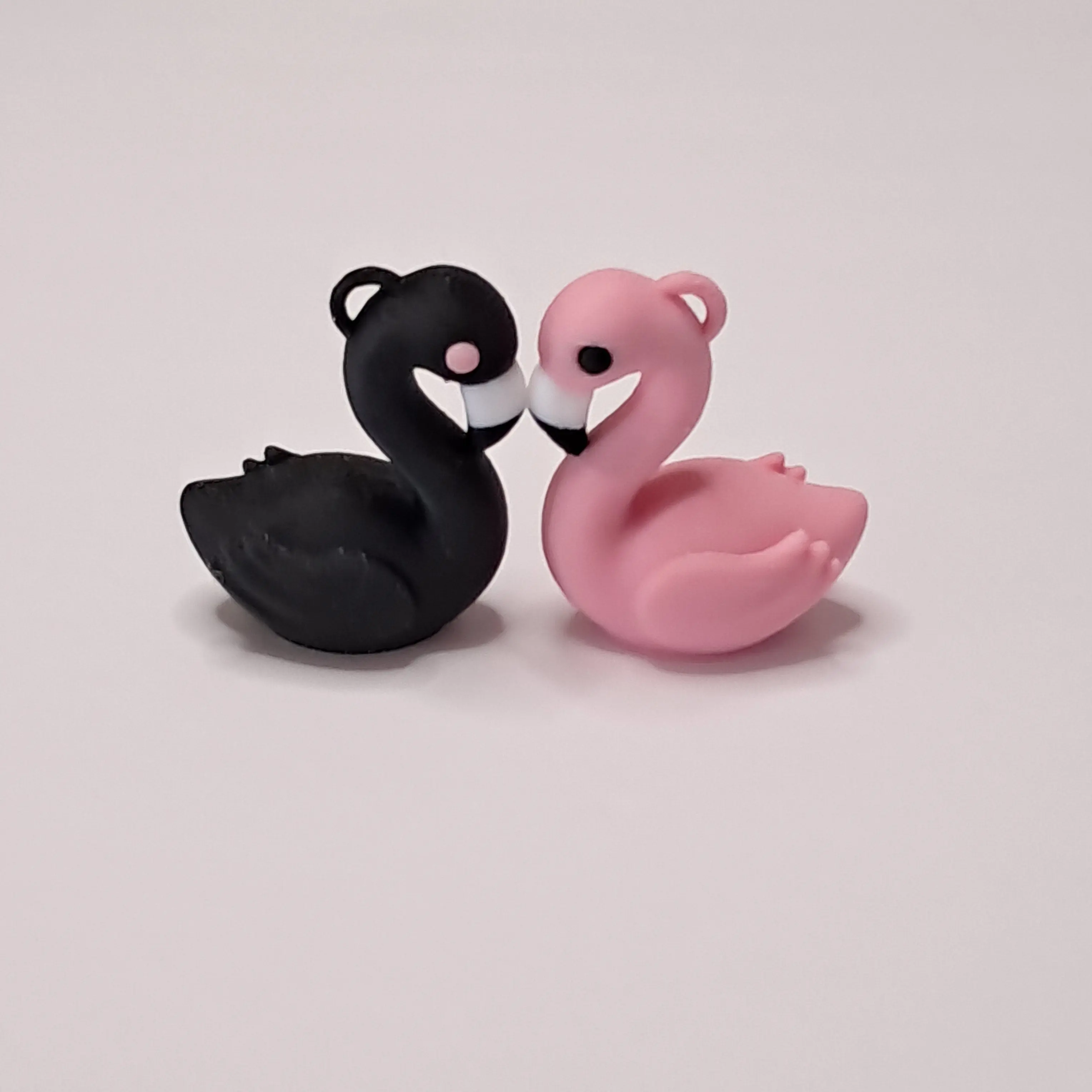 Women's Cute Flamingo Fashion Keychain, 3D Printed Whimsical Key Charm with Clip, Keychain Decor for Flamingo Lovers, Kawaii Gift, Key Charms, Bag Charm