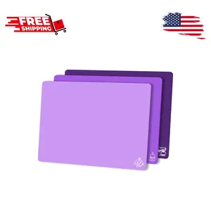 Flexible Plastic Cutting Board Set of 3 Purple Multi-Color