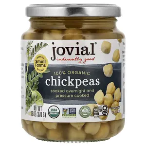 Jovial 100% Organic Chickpeas, 13 oz (370 g)