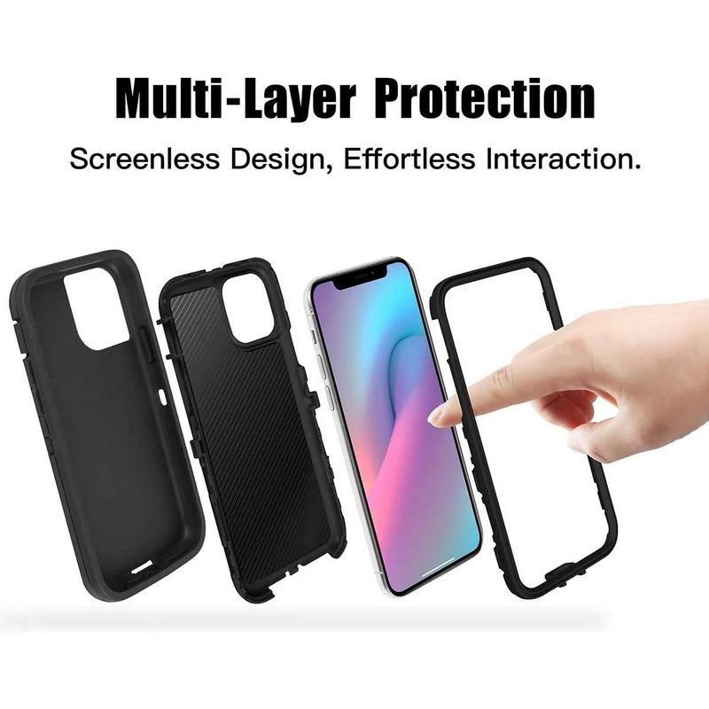 Entronix Case Compatible with iPhone 11 - Triple-Layer Heavy Duty Protection