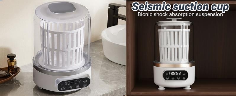 3L Portable Washing Machine,3 In 1 Portable Washer-Dryer Combo, Home Mini Underwear-Specific Washing Machine，3 Modes 3000mAh Laundry Machine for apartments, dormitories, travel, and hotels (White)