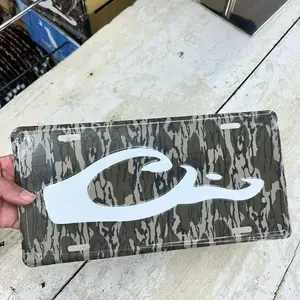 Drake Head License Plate - Black Classic Design with Unique Drake Head Logo, Tag for Car, Car Accessories