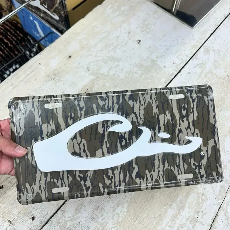 Drake Head License Plate - Black Classic Design with Unique Drake Head Logo, Tag for Car, Car Accessories
