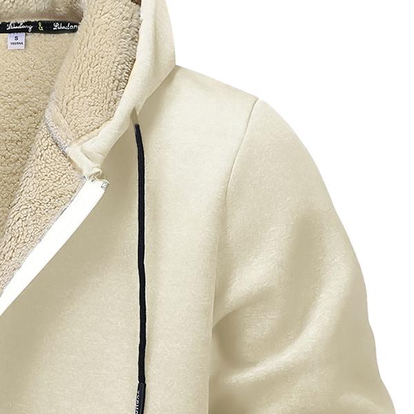 Men's Autumn Winter Fleece Lined Thermal Jacket Coat Sweater Fashion Style High Quality Fabric Warm Clothing