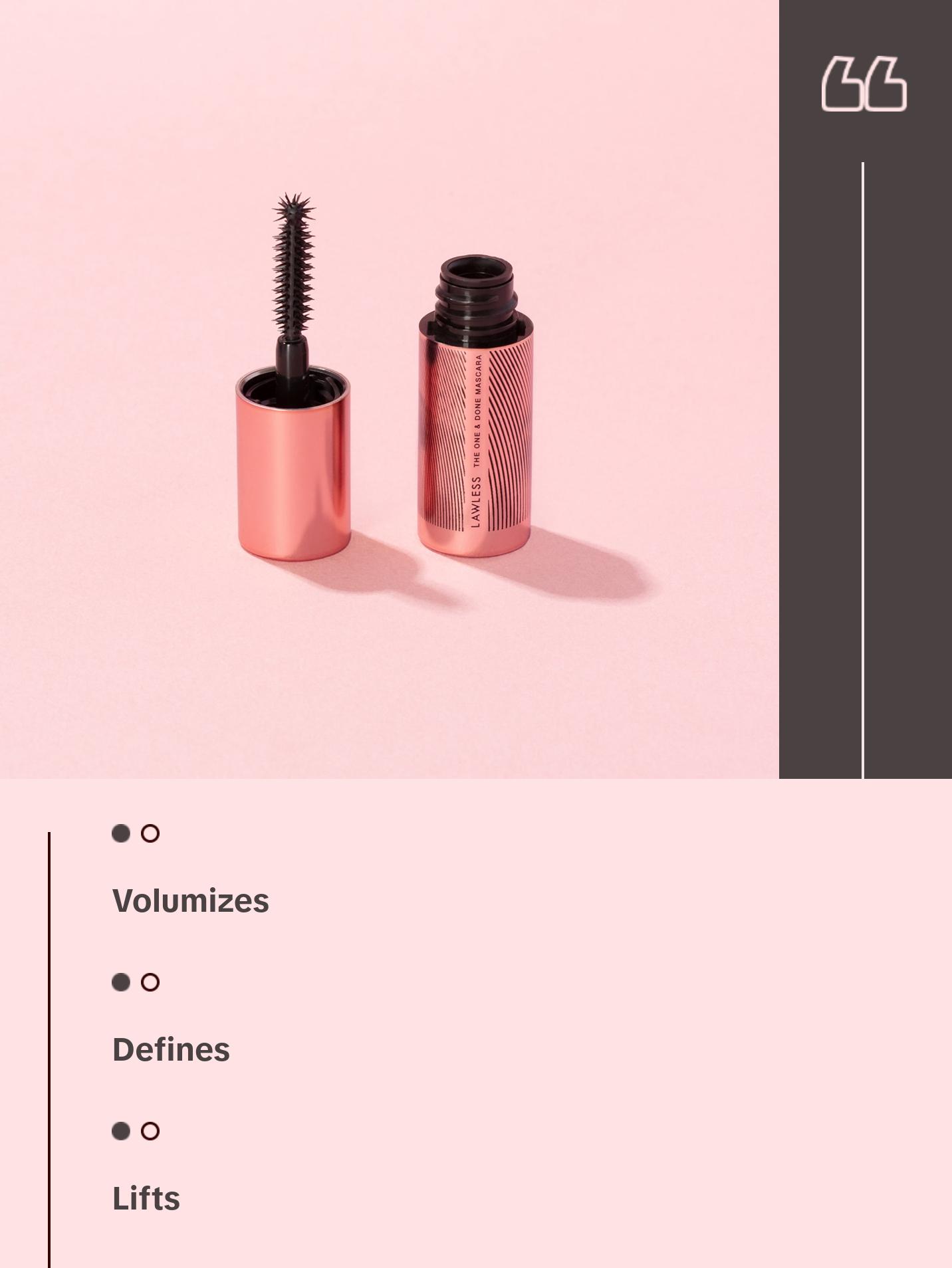 The One and Done Long-Wear Volumizing Mascara