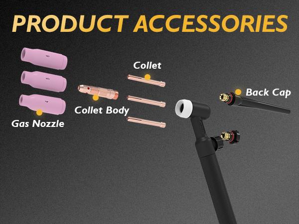 TOOLIOM 150A Lift TIG Torch, 13ft Air-Cooled Welding Gun, 10-25mm² Dinse Connector, Compatible with TOOLIOM TL-135S, TL-135S PRO, ARC-135PRO and MIG-135 PRO Welder