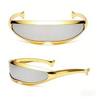 Gold frame with white mercury