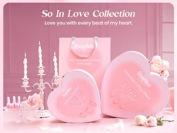 Beetles Gel Polish So In Love Collection - 2026 Valentine' Limited Edition Gift Box