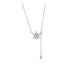 New 2026 Charms Necklace For Women Silver Color Choker Chain On Neck Jewelry Korean Pendants Fashion Accessories Creative Gift