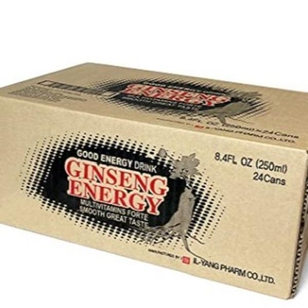 Ginseng Energy Drink – Zero Added Sugar, 8.4 Fl Oz (24 Cans) | Natural Caffeine Boost with Ginseng Extract | Low-Calorie, Refreshing Energy Beverage