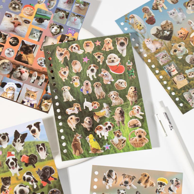4 Styles Cat & Dog Sticker Books – 30 Sheets 800 Pcs Stickers per Style, Kawaii Aesthetic Stickers for Scrapbooking, Journaling, DIY Crafts & Planners | TikTokShopJumpstartSale