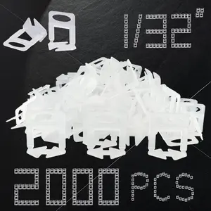 Tile Leveling System Clips 1/32" Tiles Leveler Spacers 1mm Tile Tools Set 2000pcs Tile Leveling for Professional Ceramic Stone Installation