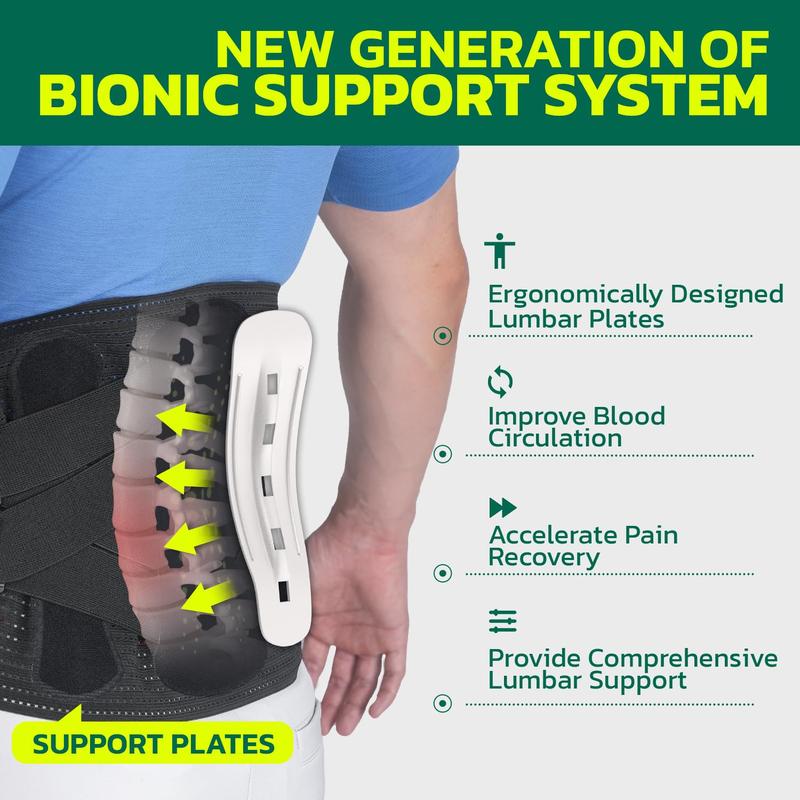 aoFIT Back Brace，Corset Waist TrainerBelt，Women's Sports，Sweat Belt for Men，Waist Support，Waist Trainer，Body shaping belt，springtok,FallFreshness