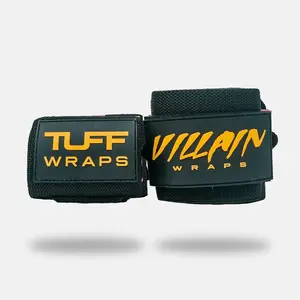 24" Villain Wrist Wraps - Black & Gold