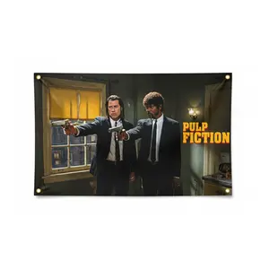 Pulp Fiction Iconic Movie Flag