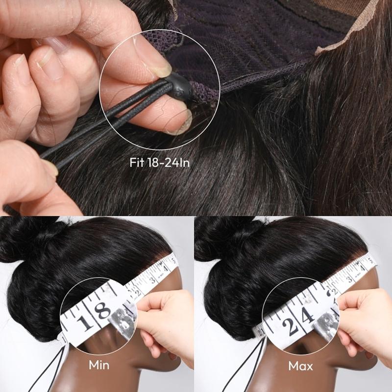 Nadula Upgraded Drawstring Yaki Straight Bob Wig 180% Density Human Hair Glueless Wig Pre-Cut Lace & Natural Scalp TikTokShopStockUp