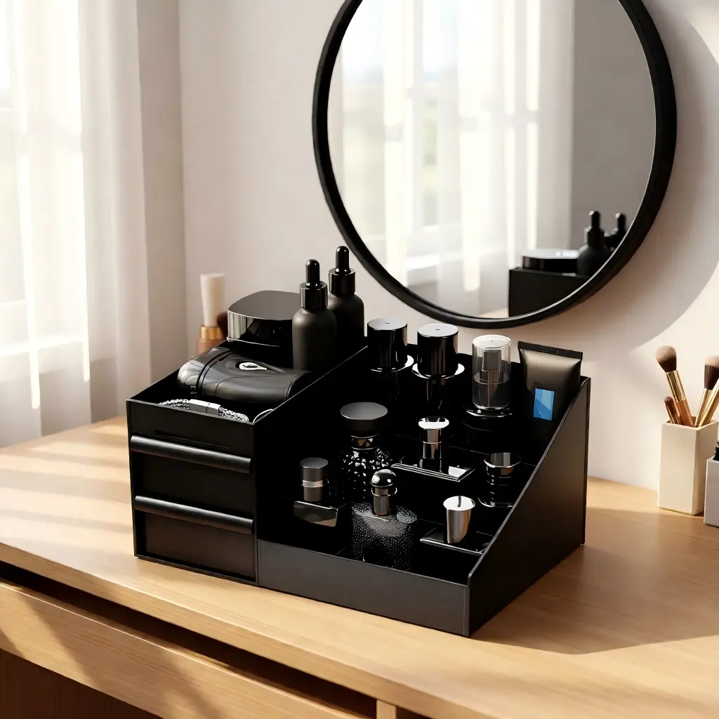 This Black Case Organizes ALL His Stuff. | Fragrance, Razors, Grooming - Everything.