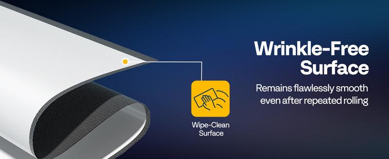 VIVOHOME Motorized Projector Screen with Remote, 16:9 100 Inch Auto Electric Projection Screen, HD 4K Movie Screen for Home Theater, Cinema, Office