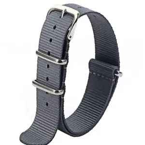 High Quality Grey NATO Watch Strap